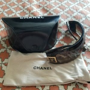 Chanel shield sunglasses